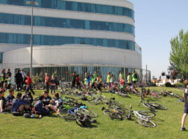 La VIII Ciclo Ruta reúne en Diputación a 2.500 escolares en defensa de la Vega